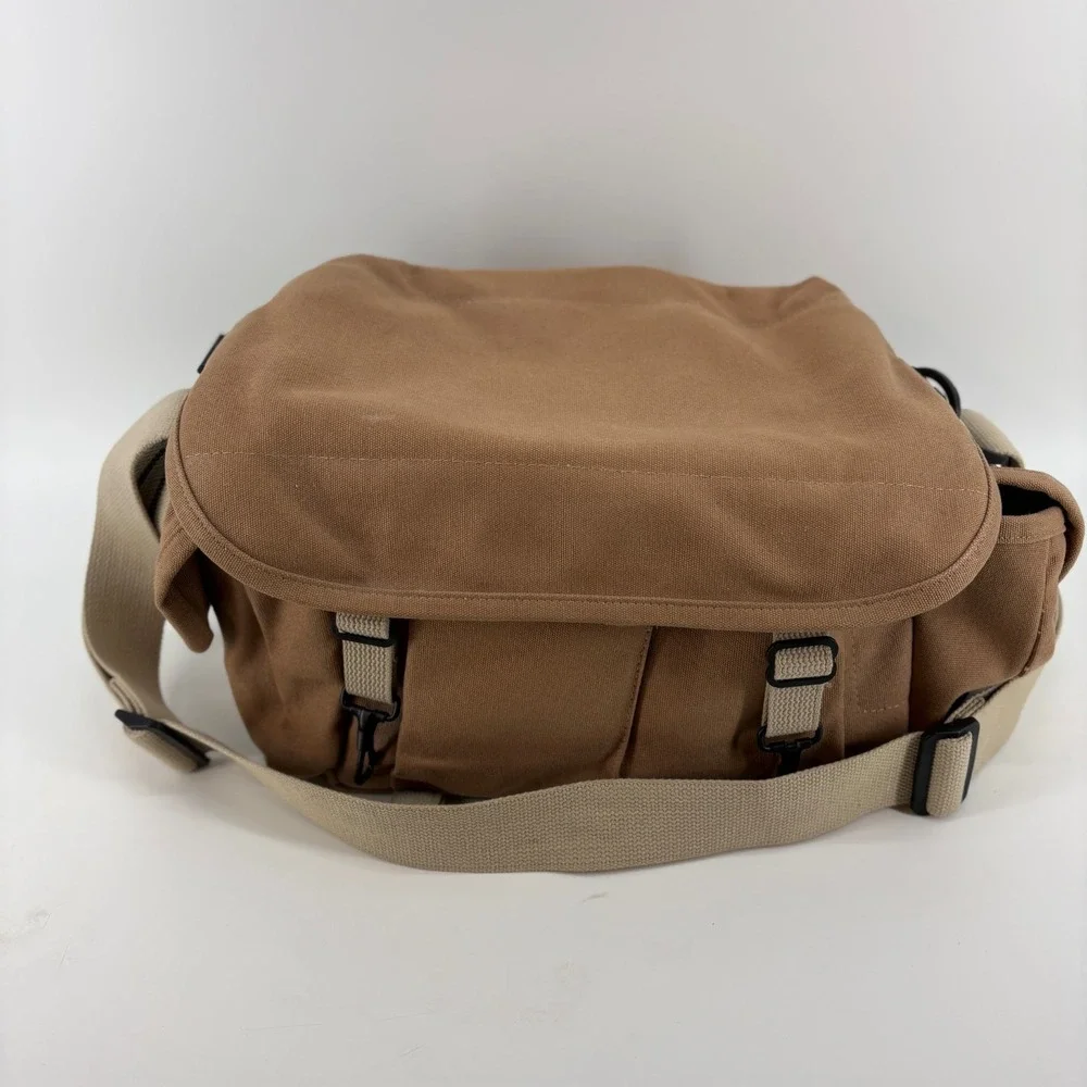 Domke F-2 Original Camera Bag Canvas Made in USA Padded Insert Shoulder Brown